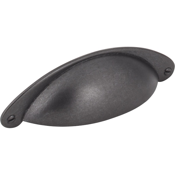 Jeffrey Alexander 3" Center-to-Center Gun Metal Lyon Cabinet Cup Pull 8233DACM - main